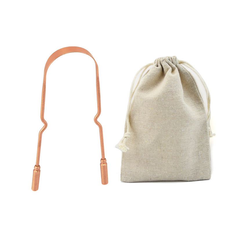 Pure Copper Tongue Scraper