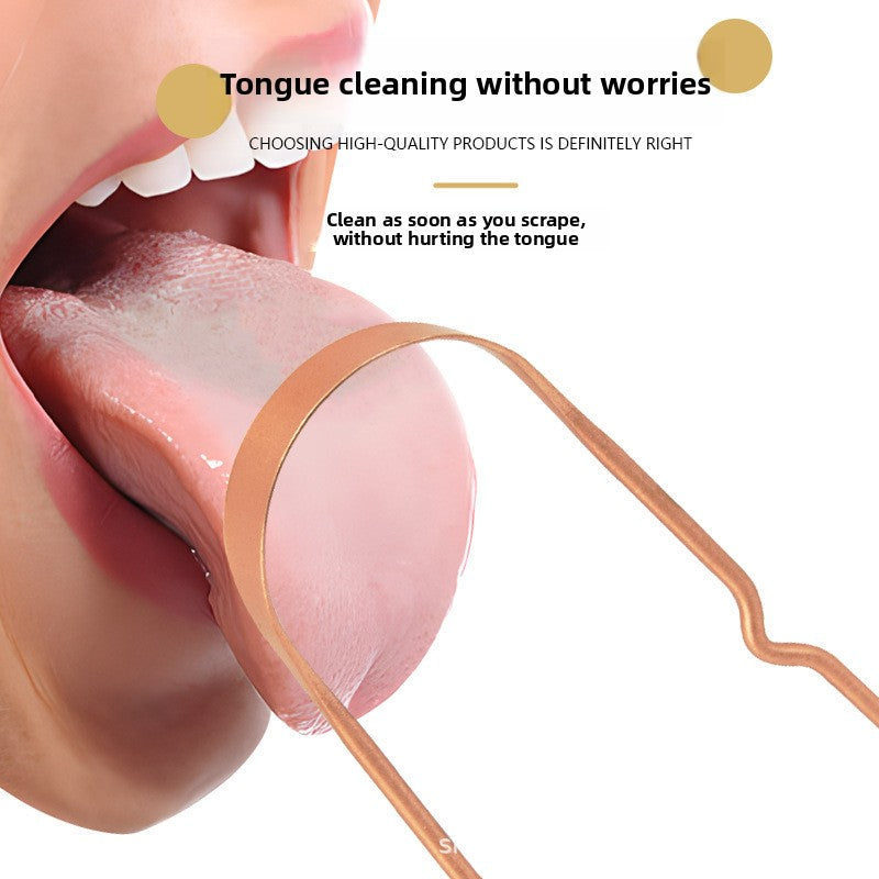 Pure Copper Tongue Scraper