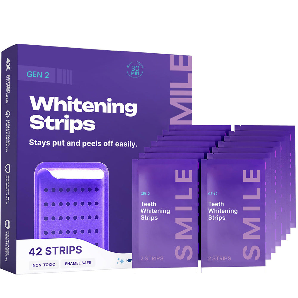 Dental cleaning and care strips