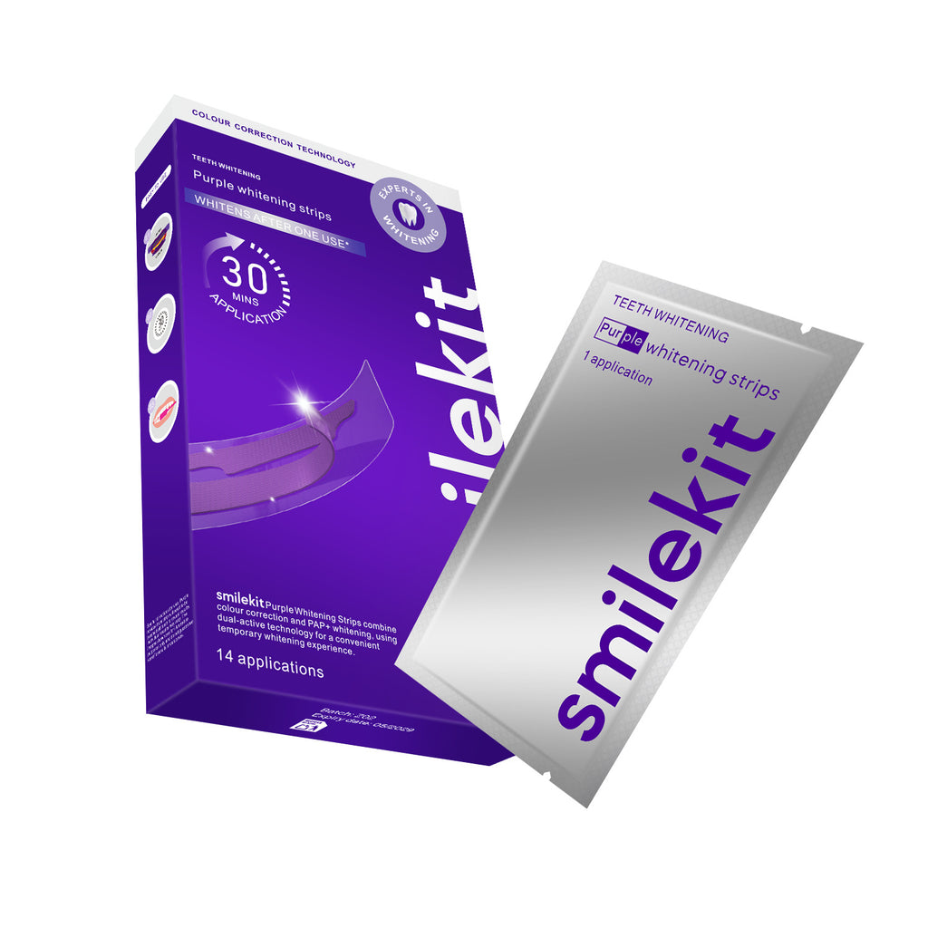 V34 Purple Whitening Strips