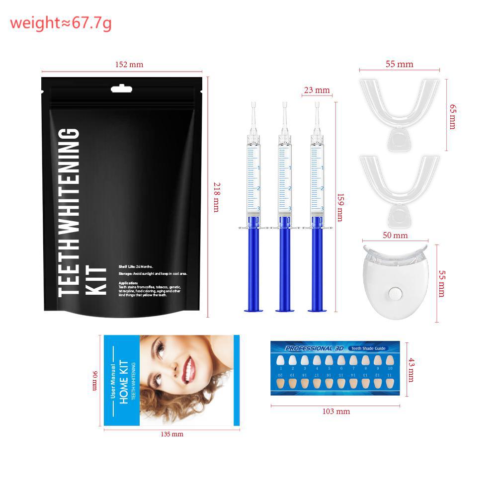 Professional Teeth Whitening Kit with LED Light