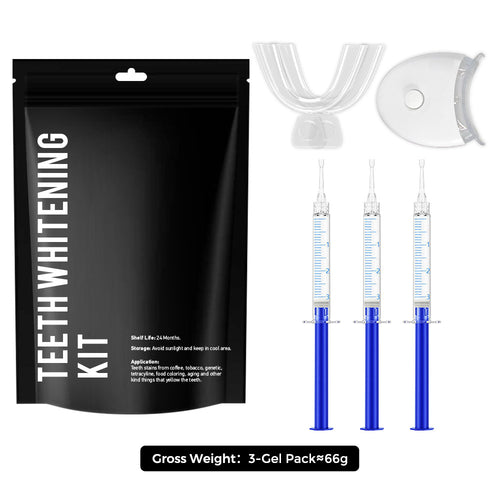 Professional Teeth Whitening Kit with LED Light