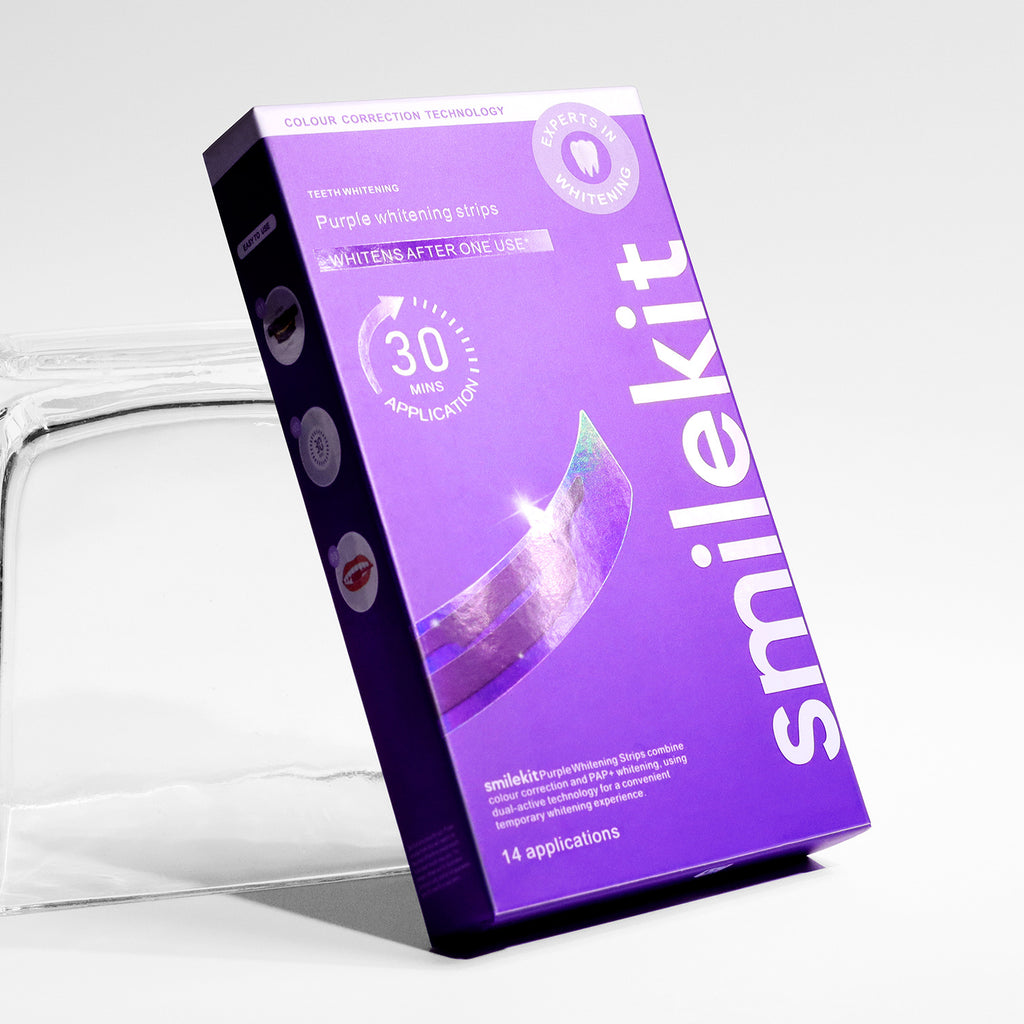 V34 Purple Whitening Strips