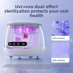 UV + Ultrasonic Dental Appliance Cleaner