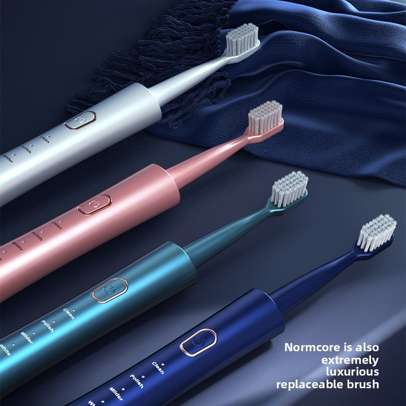 Sonic Rechargeable Electric Toothbrush with Soft Bristles