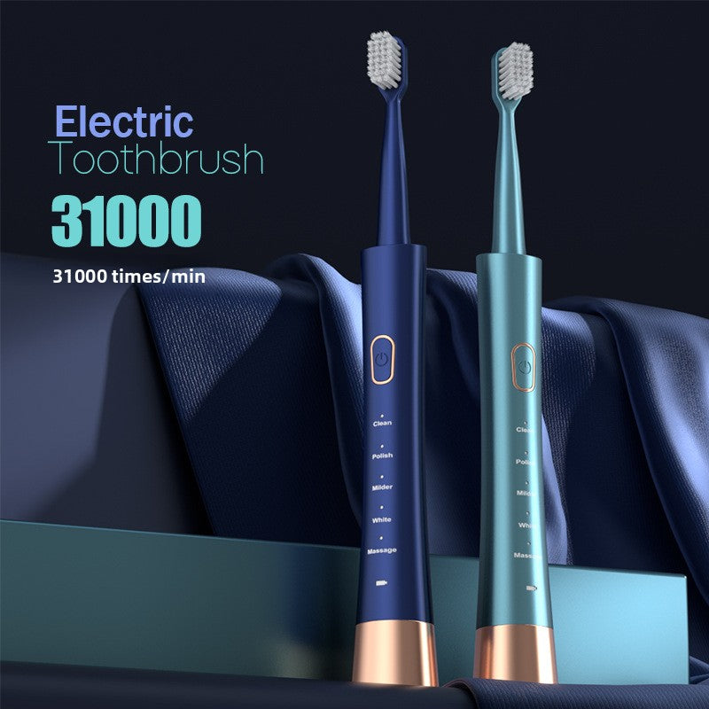 Sonic Rechargeable Electric Toothbrush with Soft Bristles